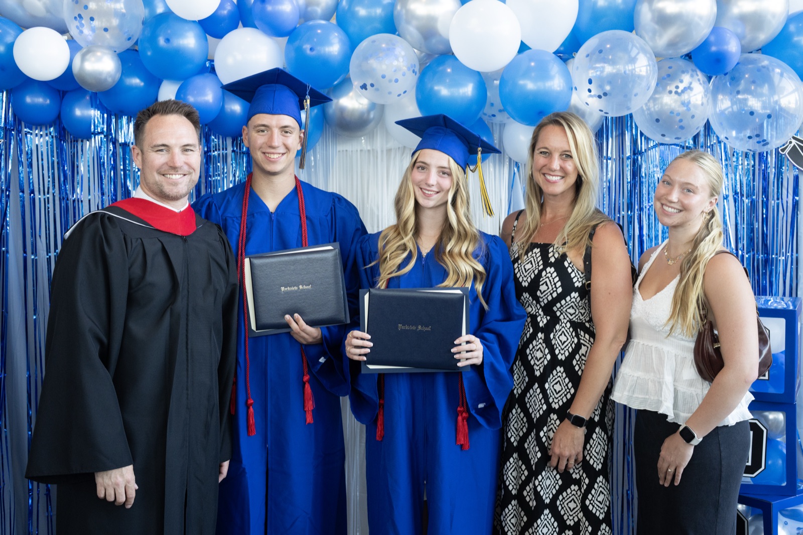 Todd Frazier with his family at a graduation celebration